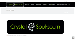 Desktop Screenshot of crystalsouljourn.com