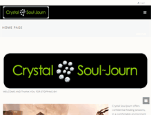 Tablet Screenshot of crystalsouljourn.com